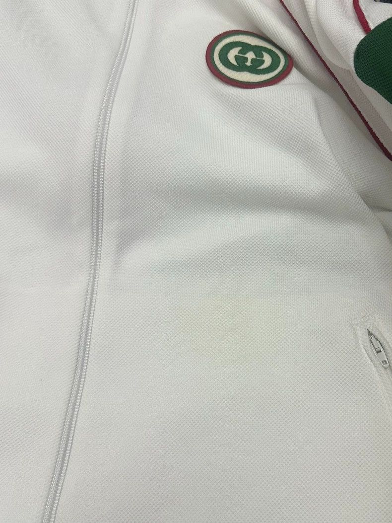 Gucci Gucci Striped Logo Zip Long Sleeve Jacket-dmc Size US L / EU 52-54 / 3 - 7 Thumbnail