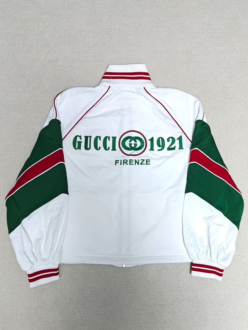 Gucci Gucci Striped Logo Zip Long Sleeve Jacket-dmc Size US L / EU 52-54 / 3 - 2 Thumbnail