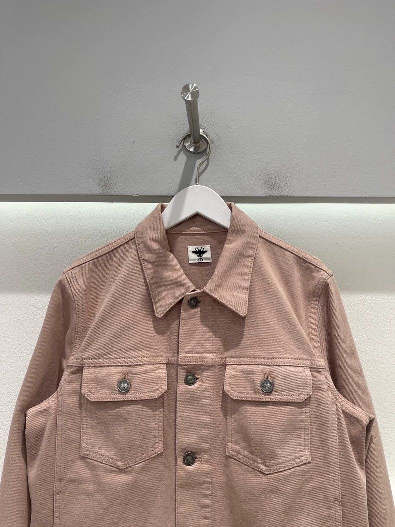 Dior Dior Pink Denim Jacket-dmc Size US M / EU 48-50 / 2 - 3 Thumbnail