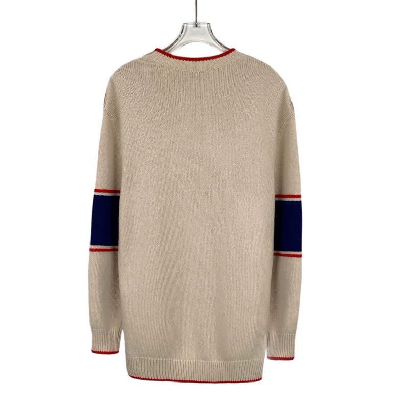 Gucci Gucci Logo Embroidered Wool Knit Sweater-dmc Size US S / EU 44-46 / 1 - 2 Thumbnail