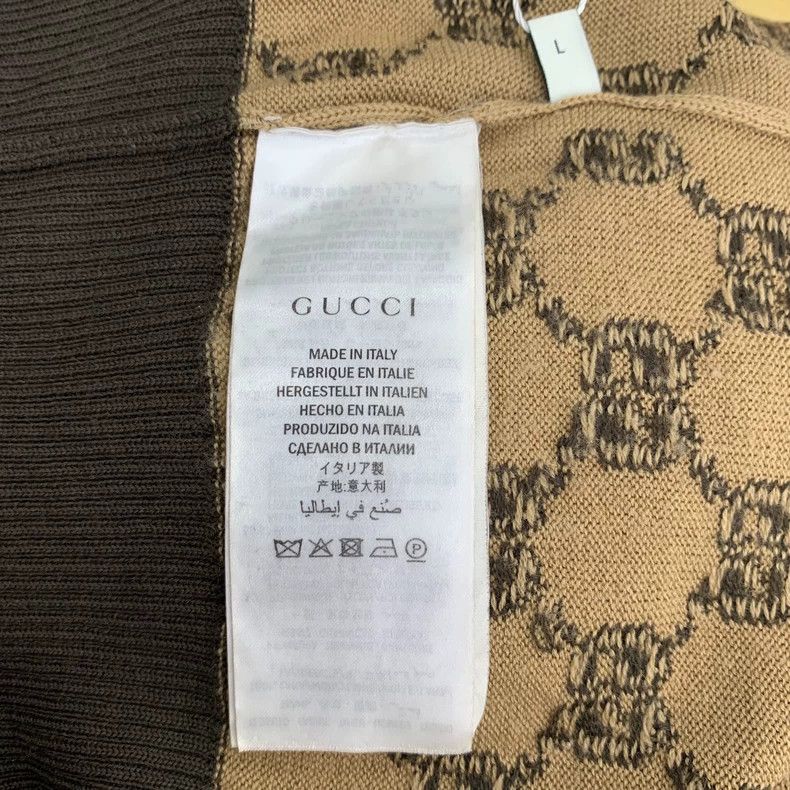 Gucci Brown Logo Knit Pullover Sweater-dmc Size US L / EU 52-54 / 3 - 6 Thumbnail