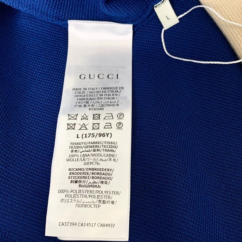 Gucci Blue Logo Embroidered Wool Knit Dress-dmc Size US L / EU 52-54 / 3 - 8 Thumbnail
