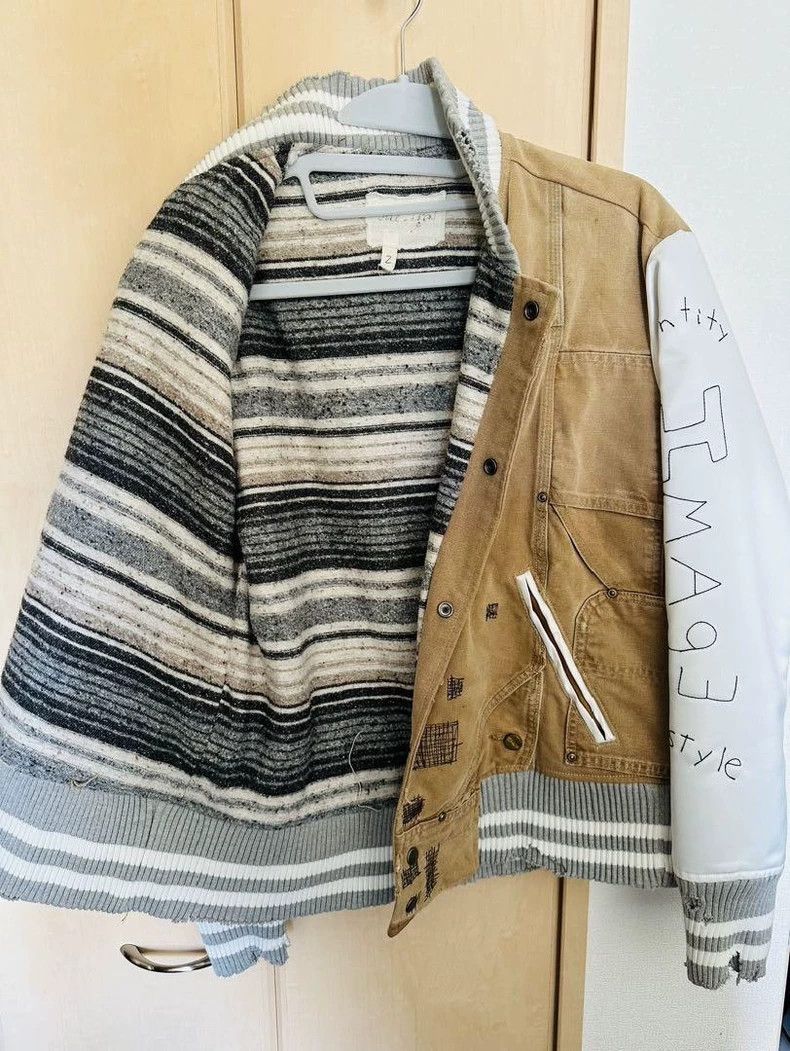 Greg Lauren Greg Lauren Rebuild Bomber Jacket-dmc Size US M / EU 48-50 / 2 - 6 Thumbnail