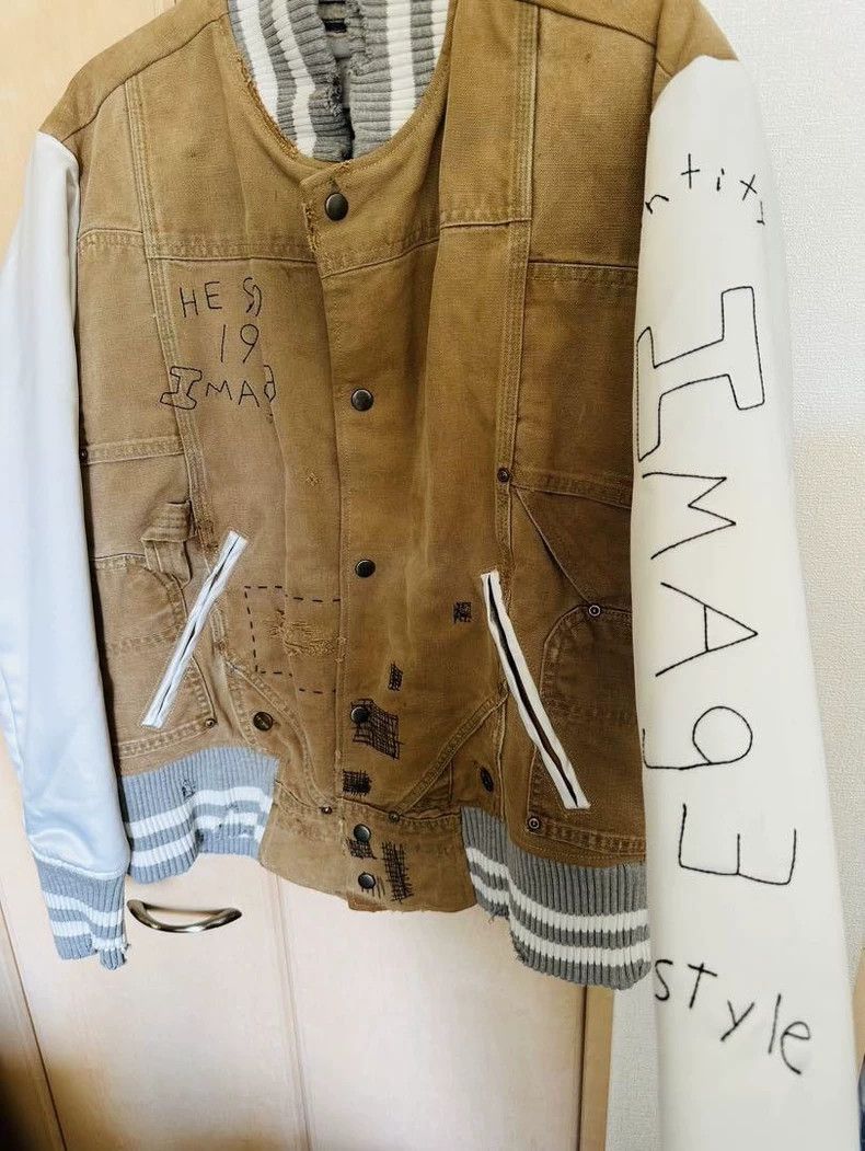 Greg Lauren Greg Lauren Rebuild Bomber Jacket-dmc Size US M / EU 48-50 / 2 - 4 Thumbnail