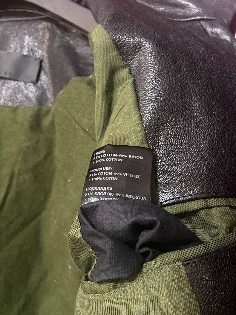 Haider Ackermann Asymmetrical Leather Suit Jacket-dmc Size US M / EU 48-50 / 2 - 9 Thumbnail