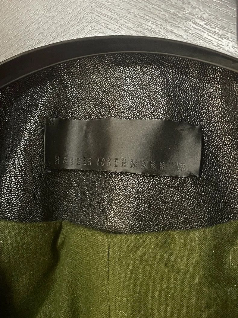 Haider Ackermann Asymmetrical Leather Suit Jacket-dmc Size US M / EU 48-50 / 2 - 7 Thumbnail