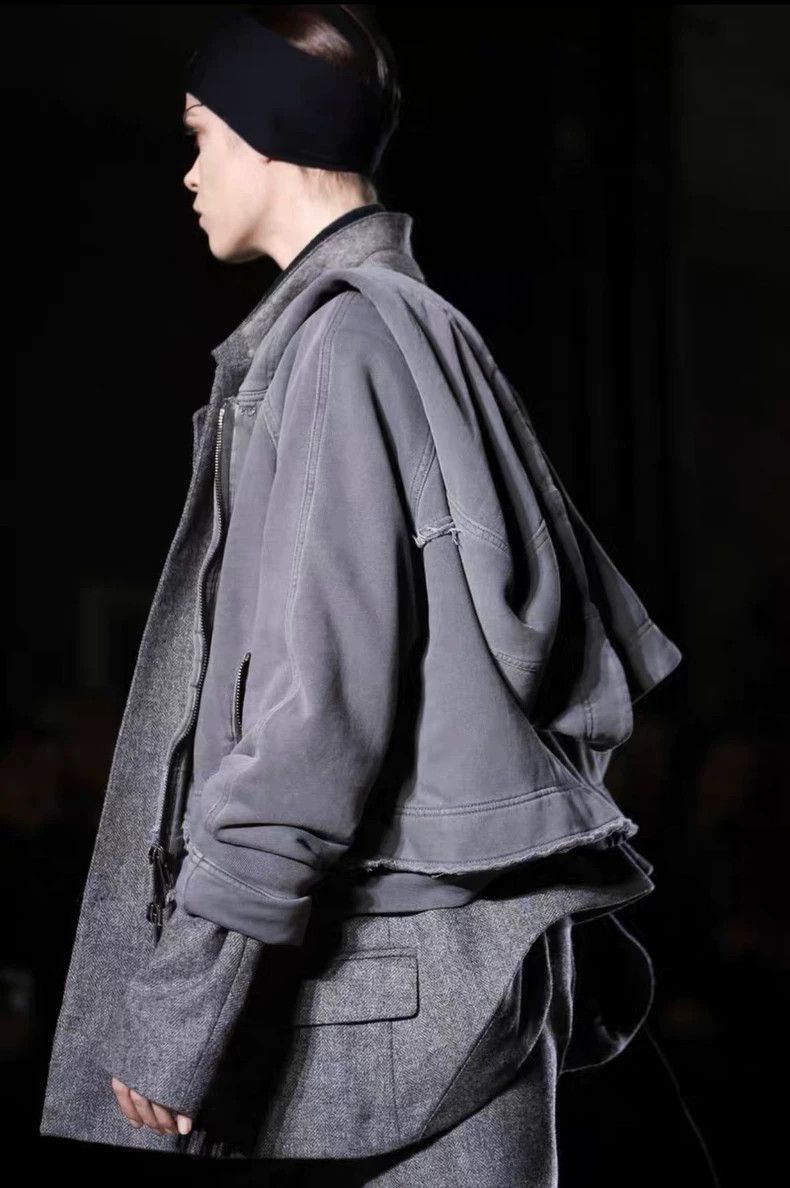 Haider Ackermann Haider Ackermann Dual Layer Hoodie and Parka-dmc Size US M / EU 48-50 / 2 - 8 Thumbnail