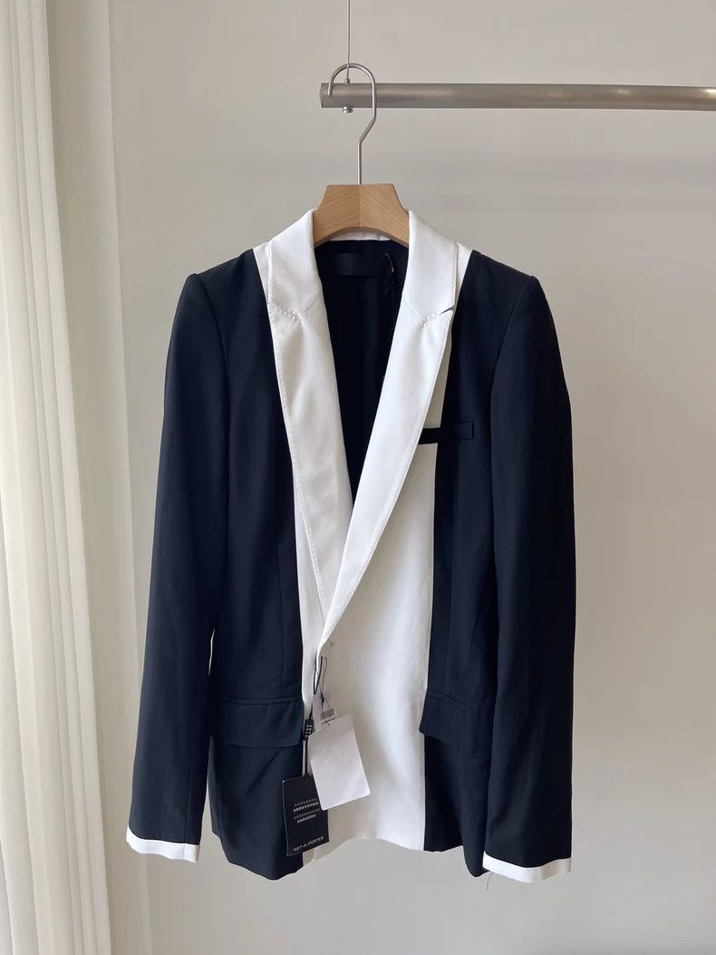 Haider Ackermann Haider Ackermann Contrast Wrap Suit-dmc Size US L / EU 52-54 / 3 - 2 Thumbnail