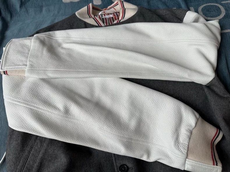 Thom Browne Thom Browne Cashmere Blend Baseball Jacket-dmc Size US M / EU 48-50 / 2 - 6 Thumbnail