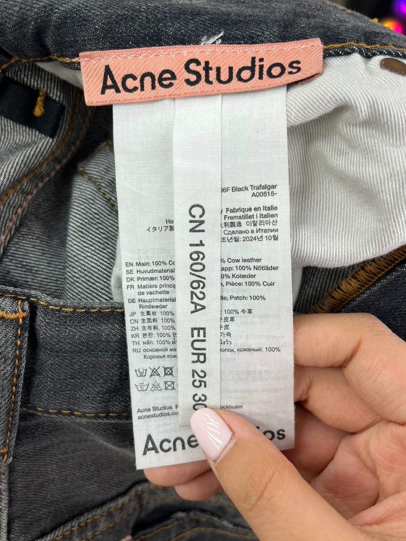 Acne Studios Acne Studios Washed Black Denim Pants-dmc Size US 34 / EU 50 - 4 Thumbnail