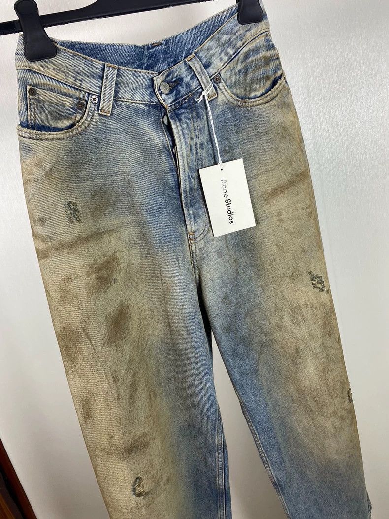 Acne Studios Acne Studios Loose Fit Wide Leg Jeans-dmc Size US 30 / EU 46 - 4 Thumbnail