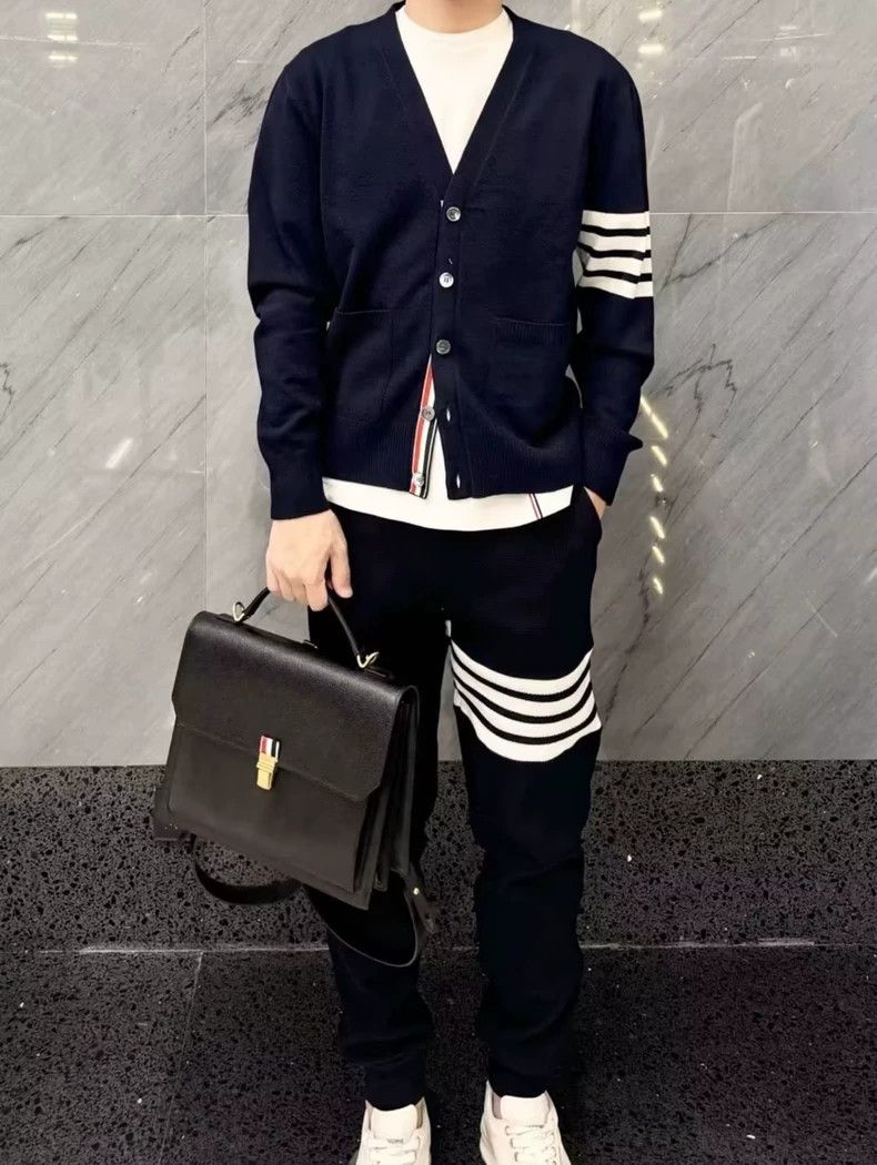 Thom Browne Thom Browne Classic Wool Cardigan For Men-dmc Size US M / EU 48-50 / 2 - 5 Thumbnail