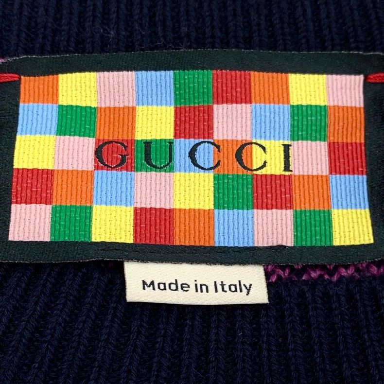 Gucci Pink Logo Knit Long Sleeve Sweater-dmc Size US S / EU 44-46 / 1 - 5 Thumbnail