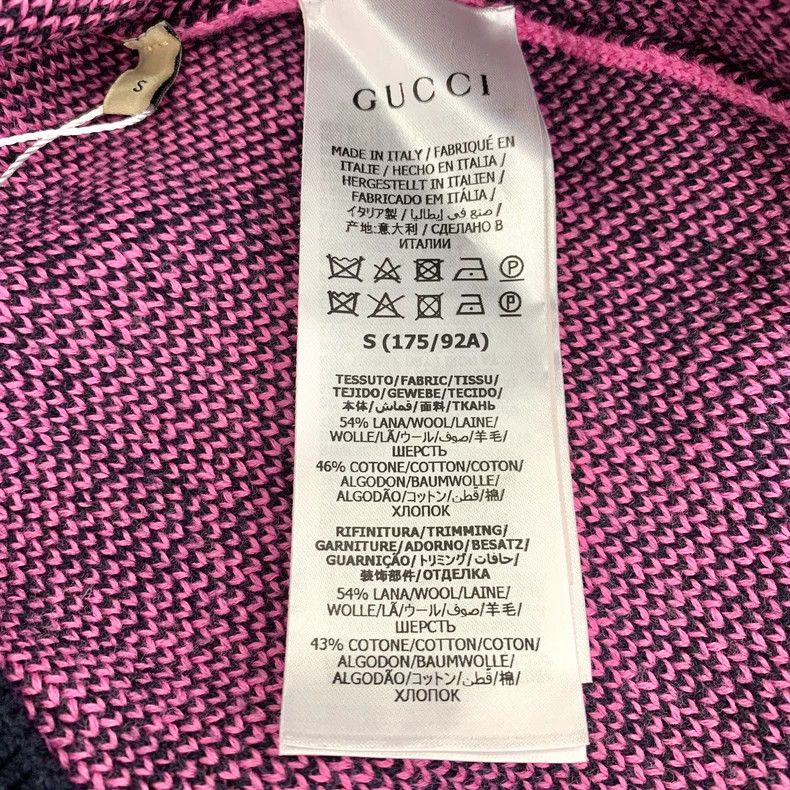 Gucci Pink Logo Knit Long Sleeve Sweater-dmc Size US S / EU 44-46 / 1 - 6 Thumbnail