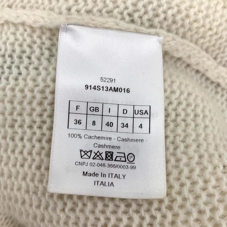 Dior Christian Dior Beige Logo Knit Sweater-dmc Size US XS / EU 42 / 0 - 6 Thumbnail