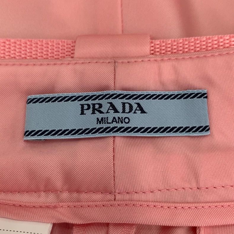 Prada Prada Pink Triangle Logo Waist Shorts-dmc Size US 38 / EU 54 - 6 Thumbnail