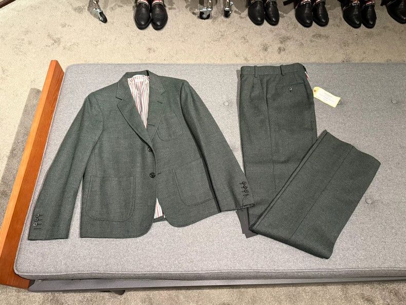 Thom Browne Rare Thom Browne Green Suit Set-dmc Size US M / EU 48-50 / 2 - 6 Thumbnail