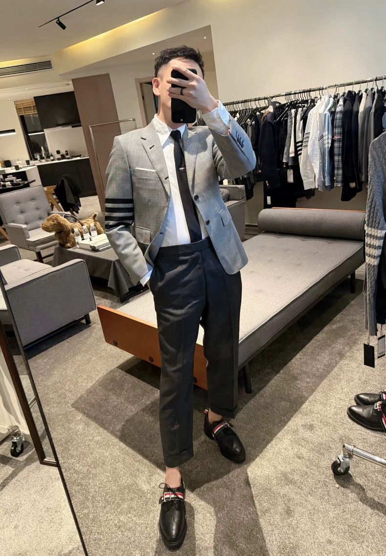 Thom Browne Rare Thom Browne Gray Suit Jacket-dmc Size US M / EU 48-50 / 2 - 6 Thumbnail