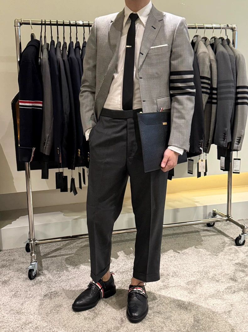 Thom Browne Rare Thom Browne Gray Suit Jacket-dmc Size US M / EU 48-50 / 2 - 5 Thumbnail