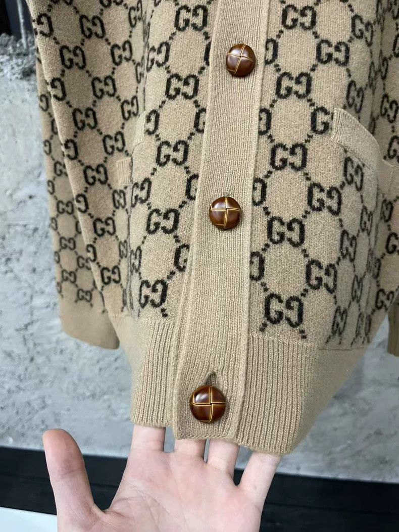 Gucci Gucci Monogram Wool Cardigan Jacket-dmc Size US S / EU 44-46 / 1 - 5 Thumbnail