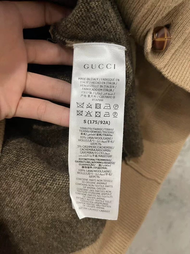 Gucci Gucci Monogram Wool Cardigan Jacket-dmc Size US S / EU 44-46 / 1 - 7 Thumbnail
