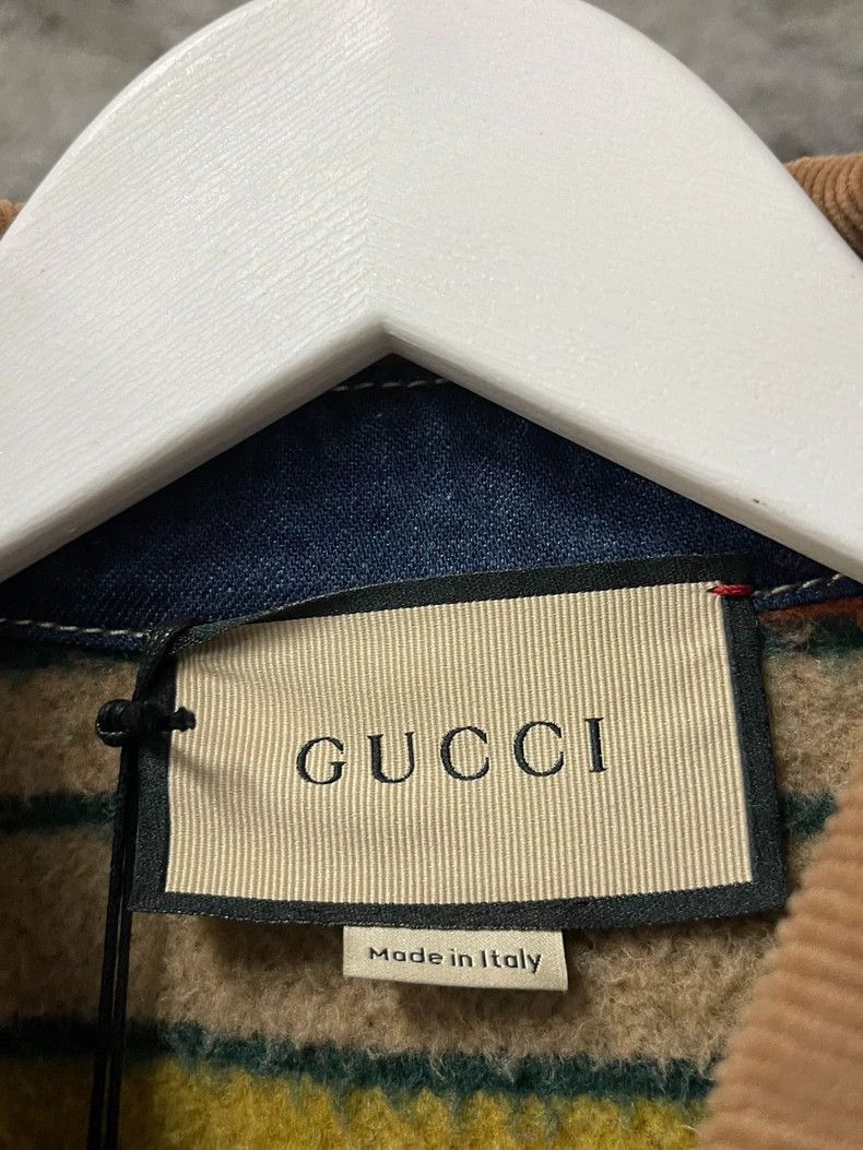 Gucci Gucci Denim Jacket with Corduroy Collar-dmc Size US M / EU 48-50 / 2 - 6 Thumbnail