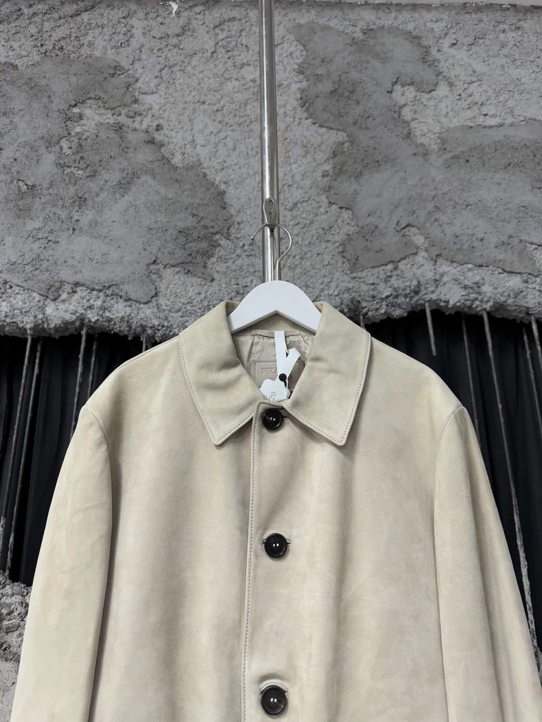 Prada Prada Leather Jacket in Beige Color-dmc Size US XL / EU 56 / 4 - 3 Thumbnail
