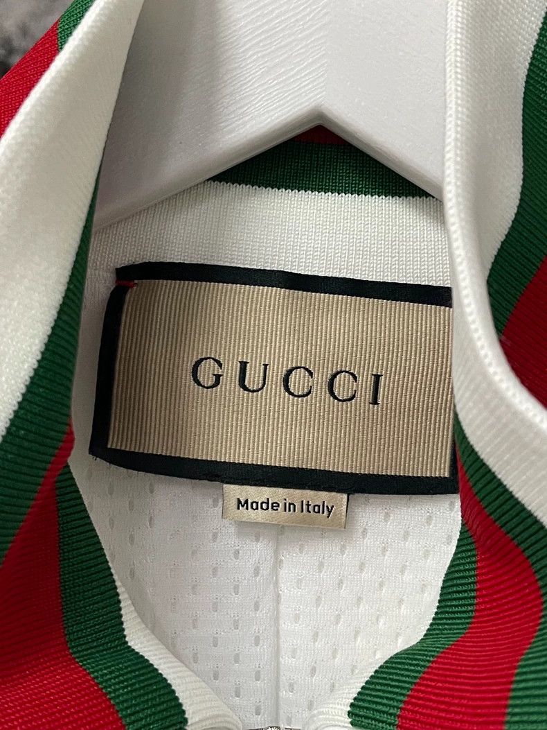 Gucci Gucci Red Green Stripe Logo Jacket-dmc Size US L / EU 52-54 / 3 - 7 Thumbnail