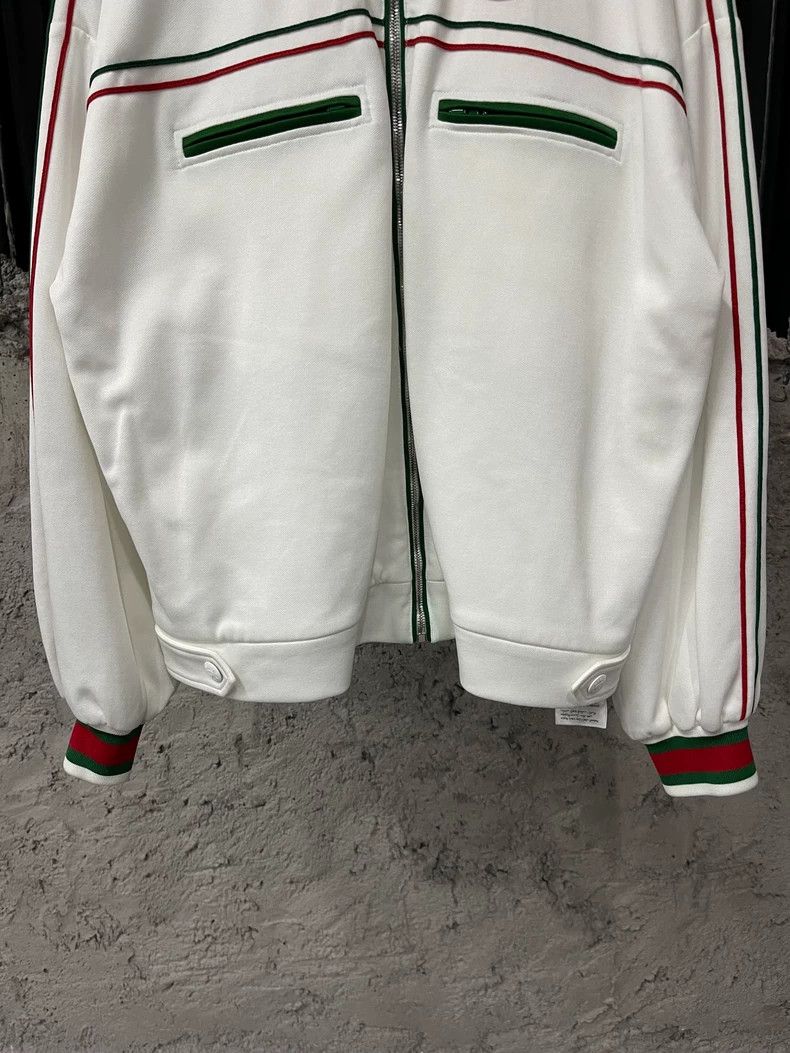 Gucci Gucci Red Green Stripe Logo Jacket-dmc Size US L / EU 52-54 / 3 - 4 Thumbnail