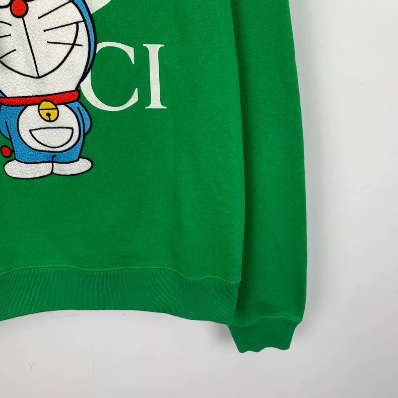 Gucci Gucci x Doraemon Green Hoodie-dmc Size US S / EU 44-46 / 1 - 4 Thumbnail