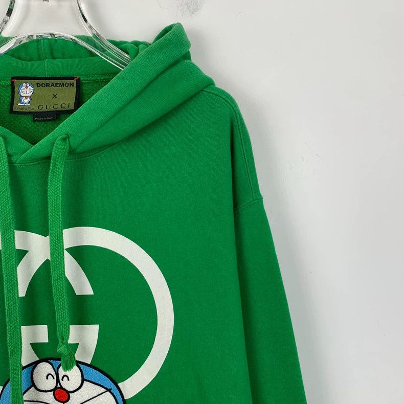 Gucci Gucci x Doraemon Green Hoodie-dmc Size US S / EU 44-46 / 1 - 3 Thumbnail