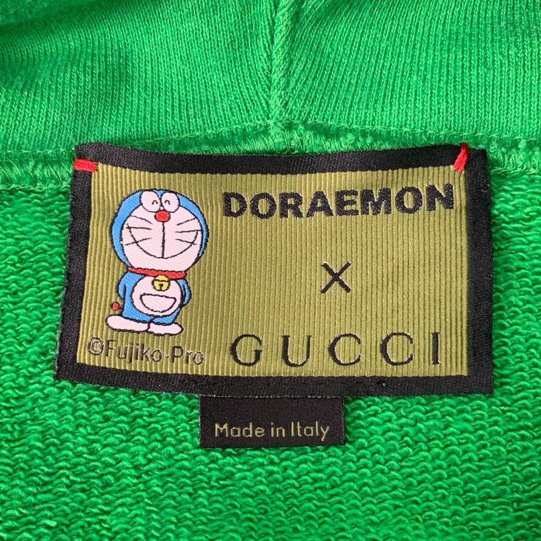 Gucci Gucci x Doraemon Green Hoodie-dmc Size US S / EU 44-46 / 1 - 5 Thumbnail
