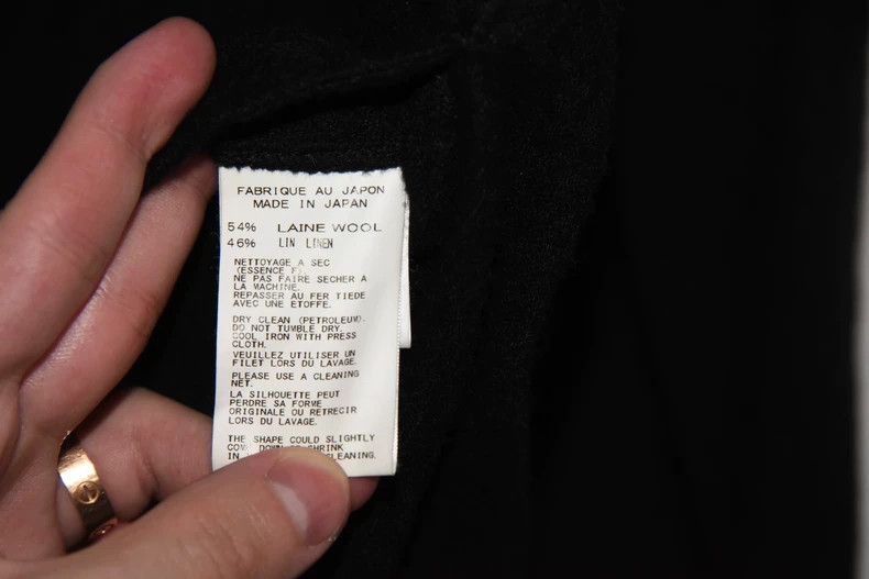 Yohji Yamamoto Black Long Coat by Yohji Yamamoto-dmc Size US M / EU 48-50 / 2 - 6 Thumbnail