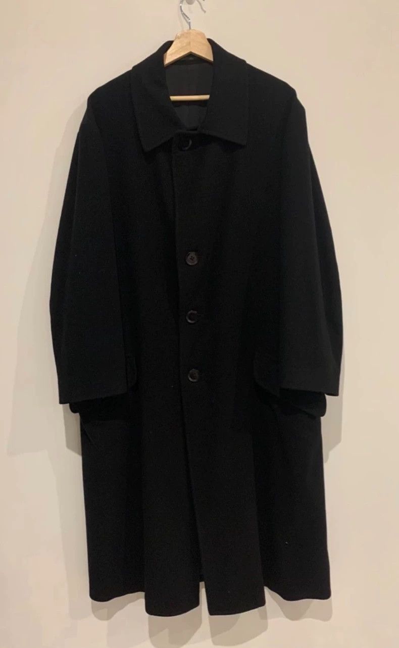 Yohji Yamamoto Classic Yohji Yamamoto Wool Overcoat-dmc Size US M / EU 48-50 / 2 - 3 Thumbnail