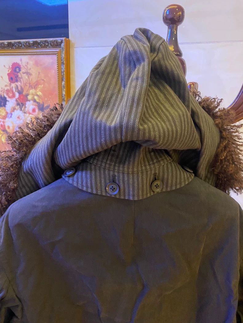 Yohji Yamamoto Yohji Yamamoto Hooded Layered Teddy Coat-dmc Size US M / EU 48-50 / 2 - 5 Thumbnail