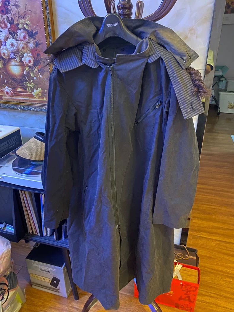 Yohji Yamamoto Yohji Yamamoto Hooded Layered Teddy Coat-dmc Size US M / EU 48-50 / 2 - 3 Thumbnail