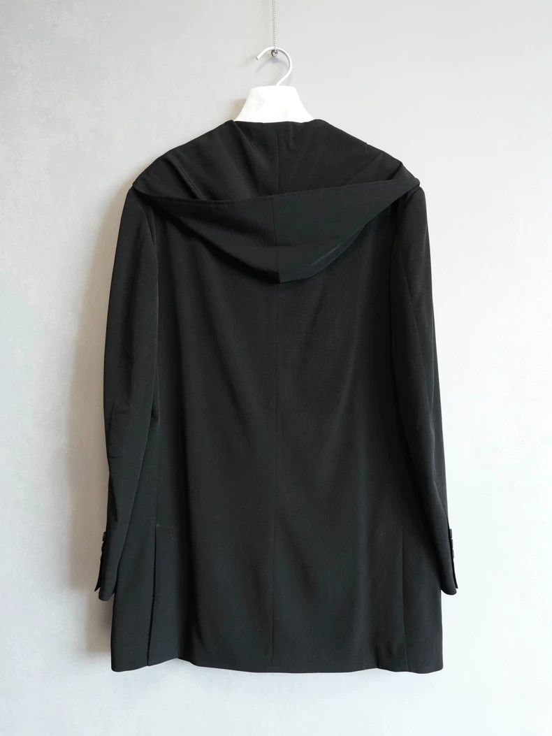 Yohji Yamamoto Yohji Yamamoto Hooded Black Jacket-dmc Size US M / EU 48-50 / 2 - 2 Thumbnail