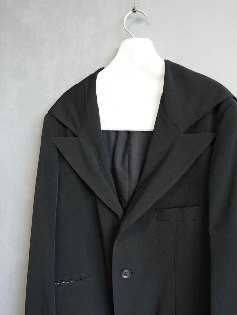 Yohji Yamamoto Yohji Yamamoto Hooded Black Jacket-dmc Size US M / EU 48-50 / 2 - 3 Thumbnail
