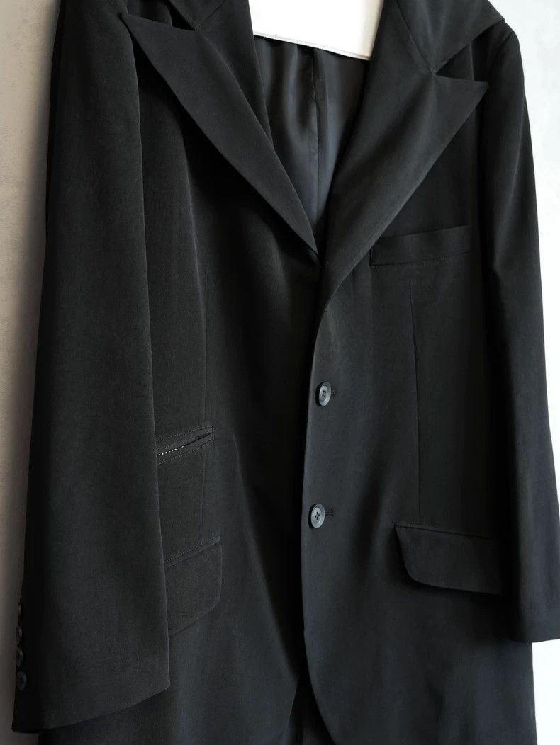 Yohji Yamamoto Yohji Yamamoto Hooded Black Jacket-dmc Size US M / EU 48-50 / 2 - 4 Thumbnail