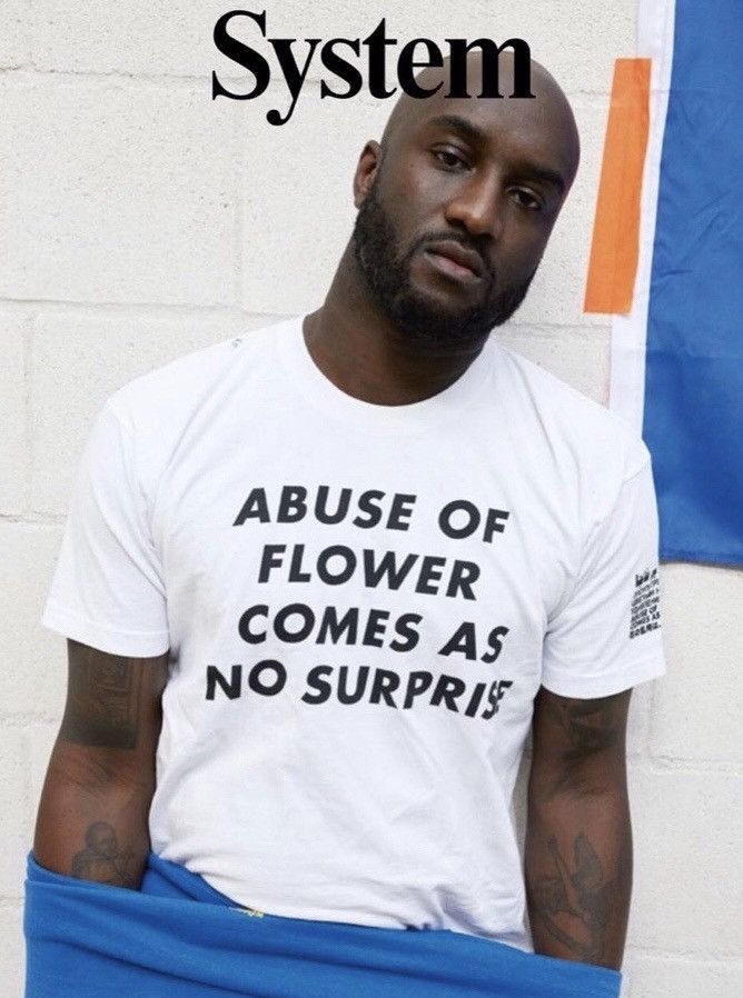 Off-White × Virgil Abloh Virgil Abloh Jenny Holzer Flower Planned