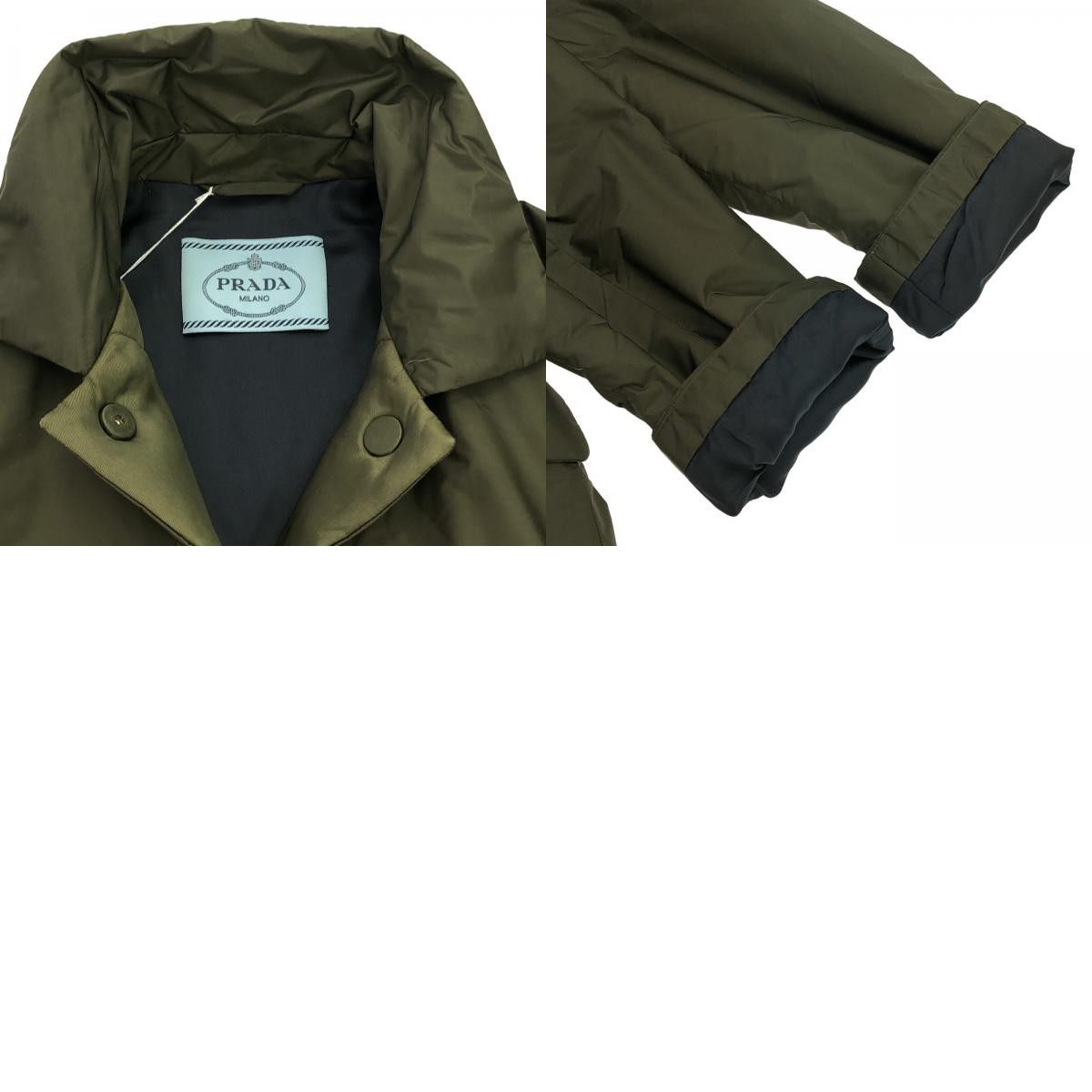 Prada Prada Prada Coat Nylon Coat Plastic Outerwear 290993 Size ONE SIZE - 10 Thumbnail