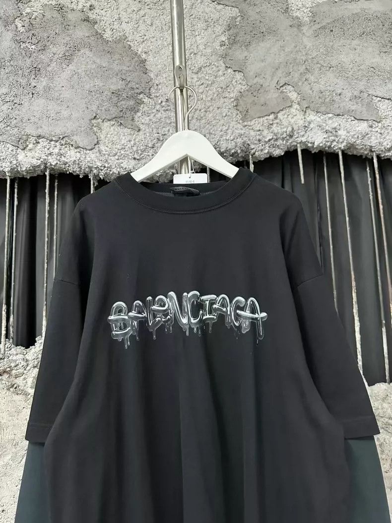 Balenciaga Balenciaga Candy Logo Long Sleeve Top Size US S / EU 44-46 / 1 - 3 Thumbnail