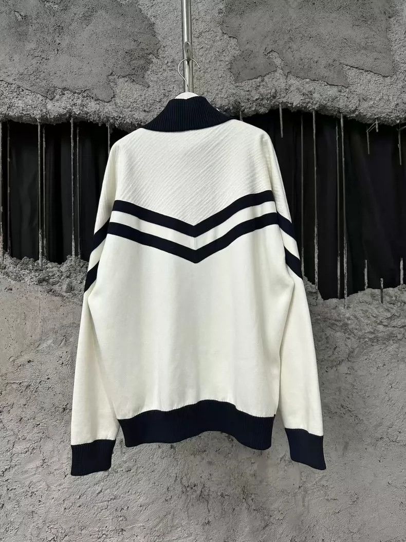 Louis Vuitton Louis Vuitton Black and White Zip Jacket Size US L / EU 52-54 / 3 - 2 Thumbnail