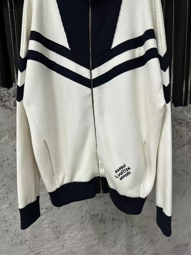 Louis Vuitton Louis Vuitton Black and White Zip Jacket Size US L / EU 52-54 / 3 - 3 Thumbnail