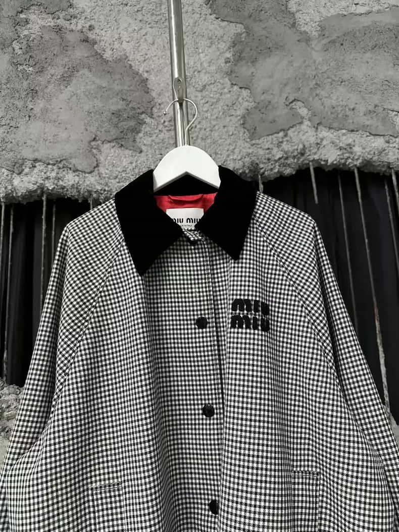 Miu Miu Miumiu Houndstooth Jacket Size US S / EU 44-46 / 1 - 3 Thumbnail