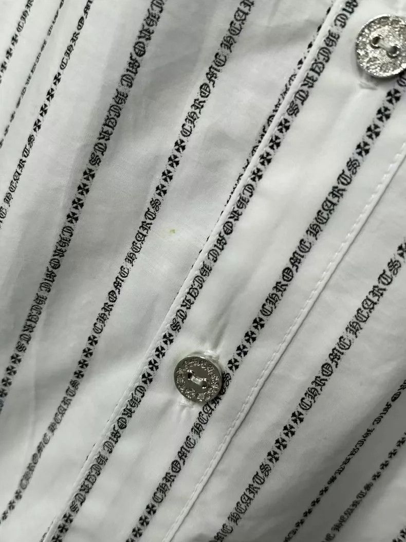 Chrome Hearts Chrome Hearts Long Sleeve Striped Shirt Size US M / EU 48-50 / 2 - 4 Thumbnail