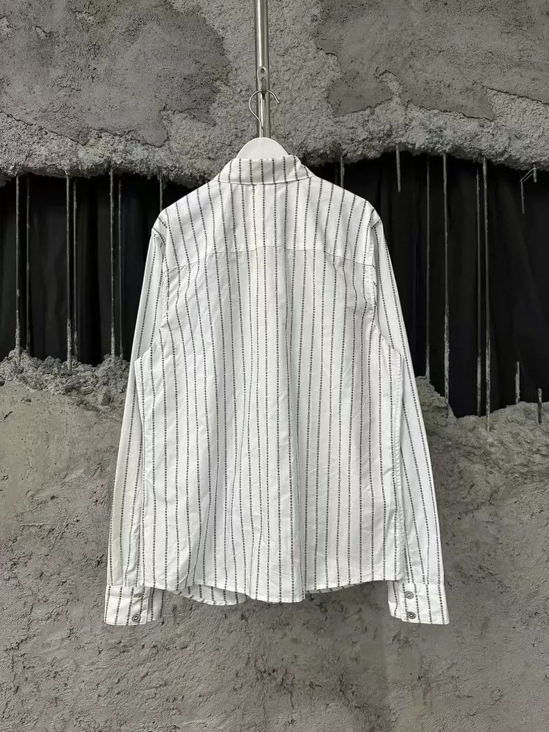 Chrome Hearts Chrome Hearts Long Sleeve Striped Shirt Size US M / EU 48-50 / 2 - 2 Thumbnail