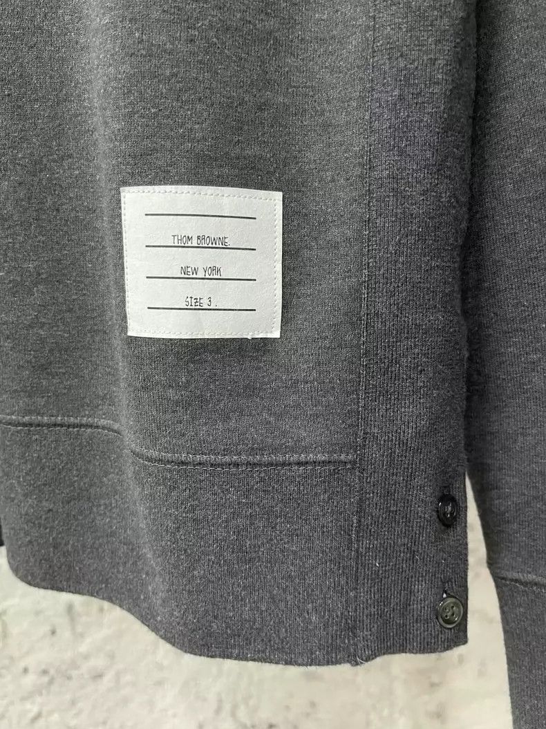 Thom Browne Thom Browne Sweatshirt with Striped Sleeves Size US M / EU 48-50 / 2 - 4 Thumbnail
