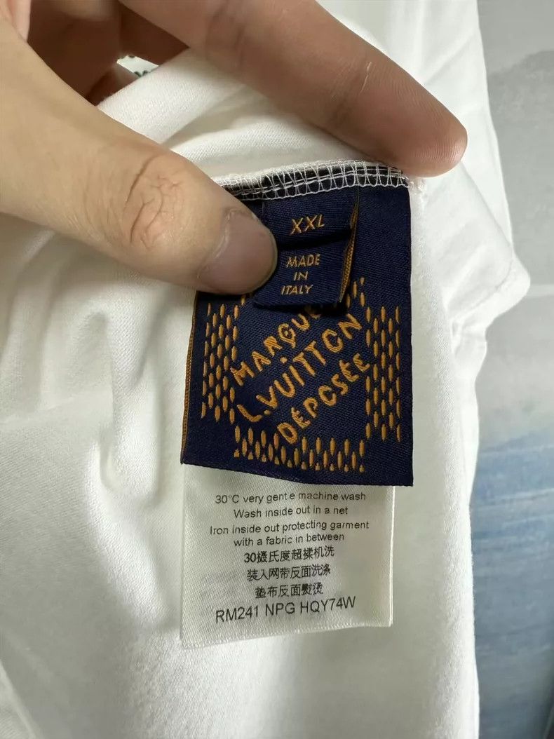 Louis Vuitton Louis Vuitton White Short Sleeve Dragon Shirt Size US XXL / EU 58 / 5 - 4 Thumbnail