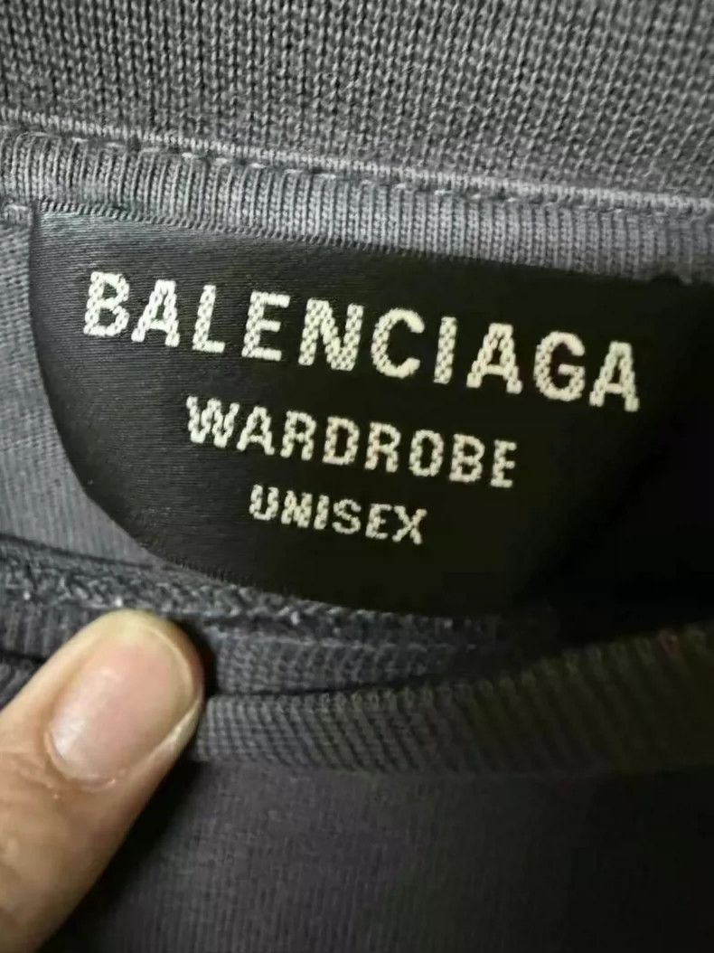 Balenciaga Balenciaga Gray Short Sleeve T-Shirt with Logo Size US M / EU 48-50 / 2 - 4 Thumbnail